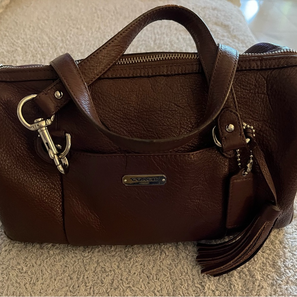 Coach Bag Satchel Brown  Authentic